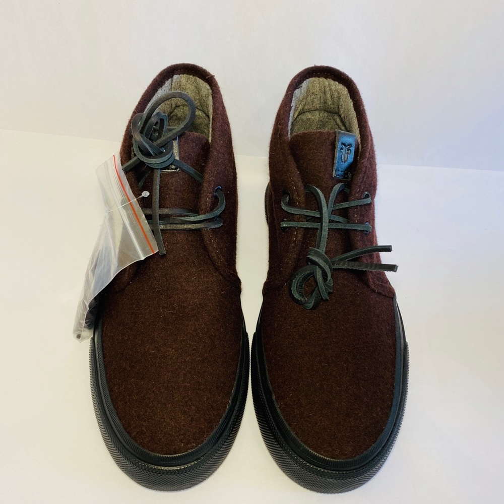 BRAND NEW FRYE men Ludlow high sneaker shoes wool - Picture 2 of 8